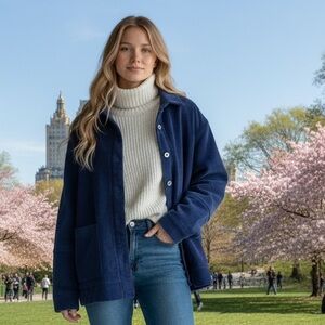 NWT‎ Free People / We The Free Women’s Full Moon Cord Top/ Shacket Spring